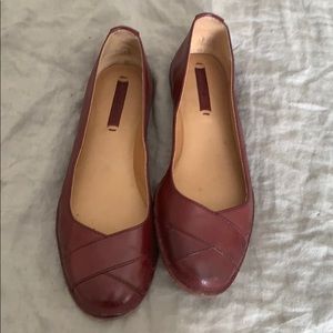 Frye leather flats size 7
